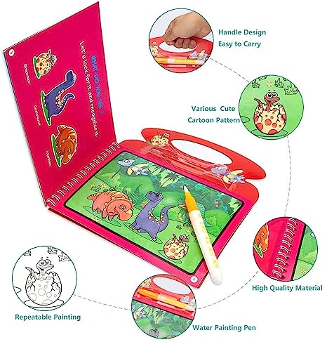 MAGIC WATER BOOK 12 TWELVE EXPLORATION SCENE | CREATIVE CHILDREN MAGICAL DRAWING BOOKS WITH PEN